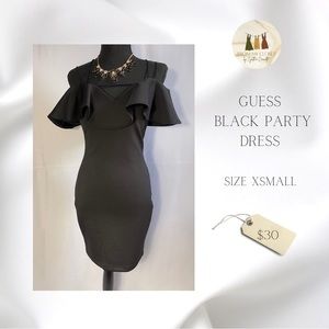 ♻️DISPONIBLE ♻️ 
✨🍂PRE-LOVED GUESS BLACK PARTY DRESS  wore only once 🍂✨